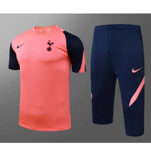 Tottenham Hotspur Pink Training Kits Capri Pants with Shirt 2020/21